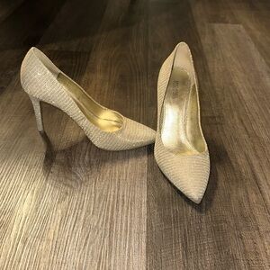 Gold Sparkle Michael Kors Heels